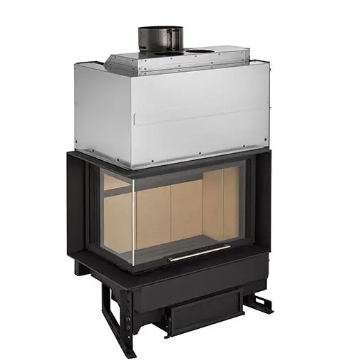Каминная топка ROCAL G300 LI plus 200 (с охладителем дыма, левая)