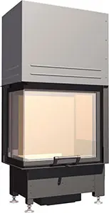 Стальная топка SCHMID EKKO R 55(34)_H(высота стекла 57 см)