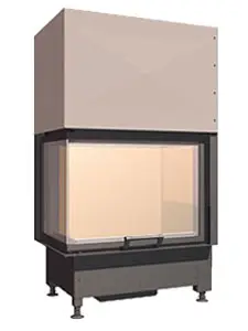 Стальная топка SCHMID EKKO L 67(45)_H(высота стекла 57 см)
