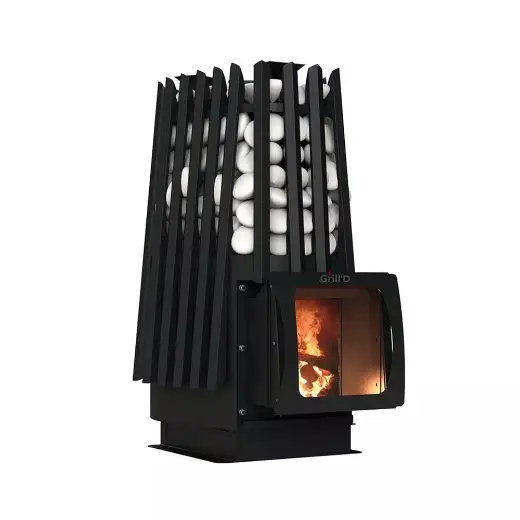 Банная печь Grill'D Cometa Vega 350 Window Max Pro (короткий вынос) Pro — фото 2