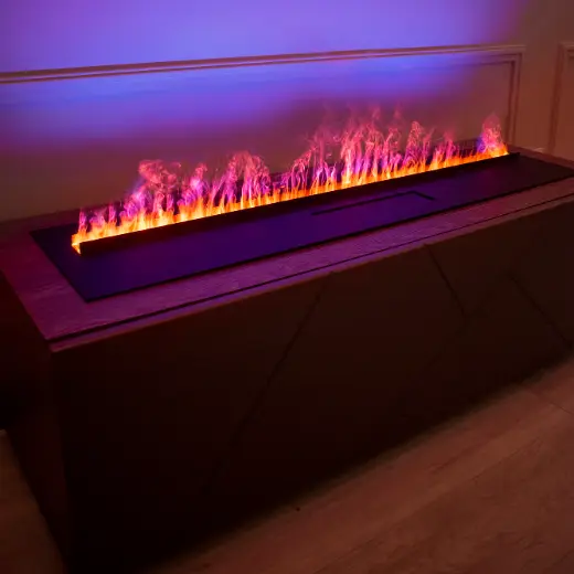 Встраиваемый электрический Schönes feuer 3D-камин FireLine 800 Blue Effect (черная панель)
