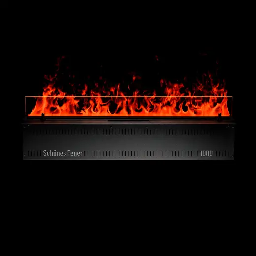 Встраиваемый электрический 3D-камин Schönes feuer Hotline 600 (черная панель)