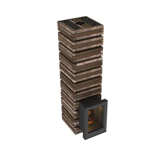 Дровяная банная печь Grill'D Shaman 400 Long Max