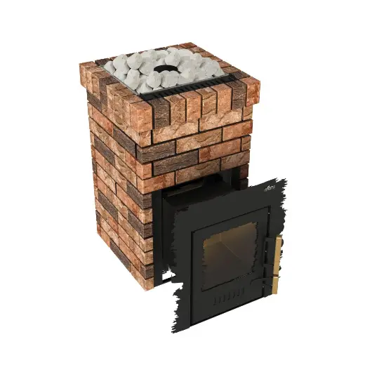 Дровяная банная печь Grill'D Retro 240 Long Max Pro
