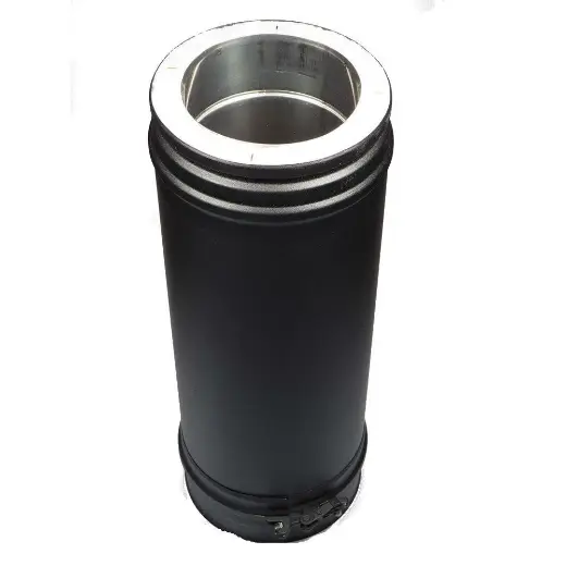 Элемент трубы 1000 мм Schiedel Permeter ULTRA 25 черный, D 130/180 мм
