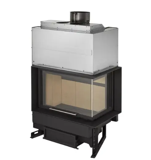 Каминная топка ROCAL G300 LD plus 200 (с охладителем дыма, правая)