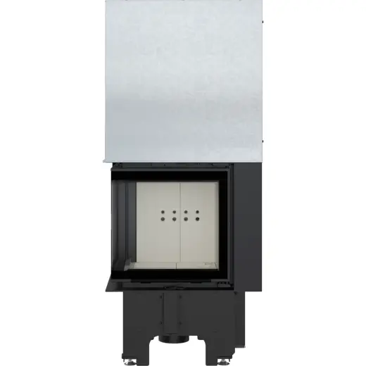 Стальная топка Kratki VNL 480/480 BS G (угловая, стекло слева, с подъёмом) — фото 2